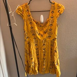 NWOT urban outfitters yellow dress